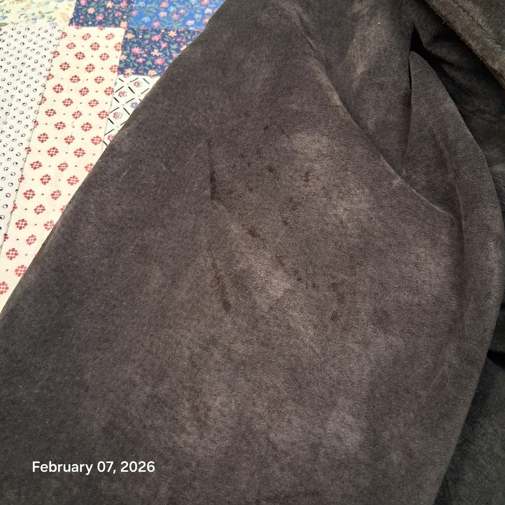 Eddie Bauer‎ Seattle Suede Blazer Jacket Size Large Lined Brown - Picture 14 of 15